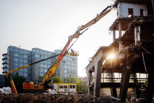 Abriss Ärztekammer Hannover . Hagedorn