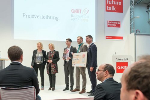 Messefoto Cebit Preisverleihung