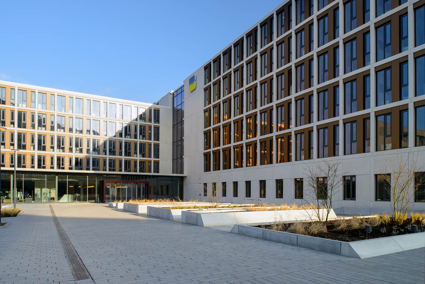 architekturfotografie Deutsche Rentenversicherung . Hannover . Haupteingang