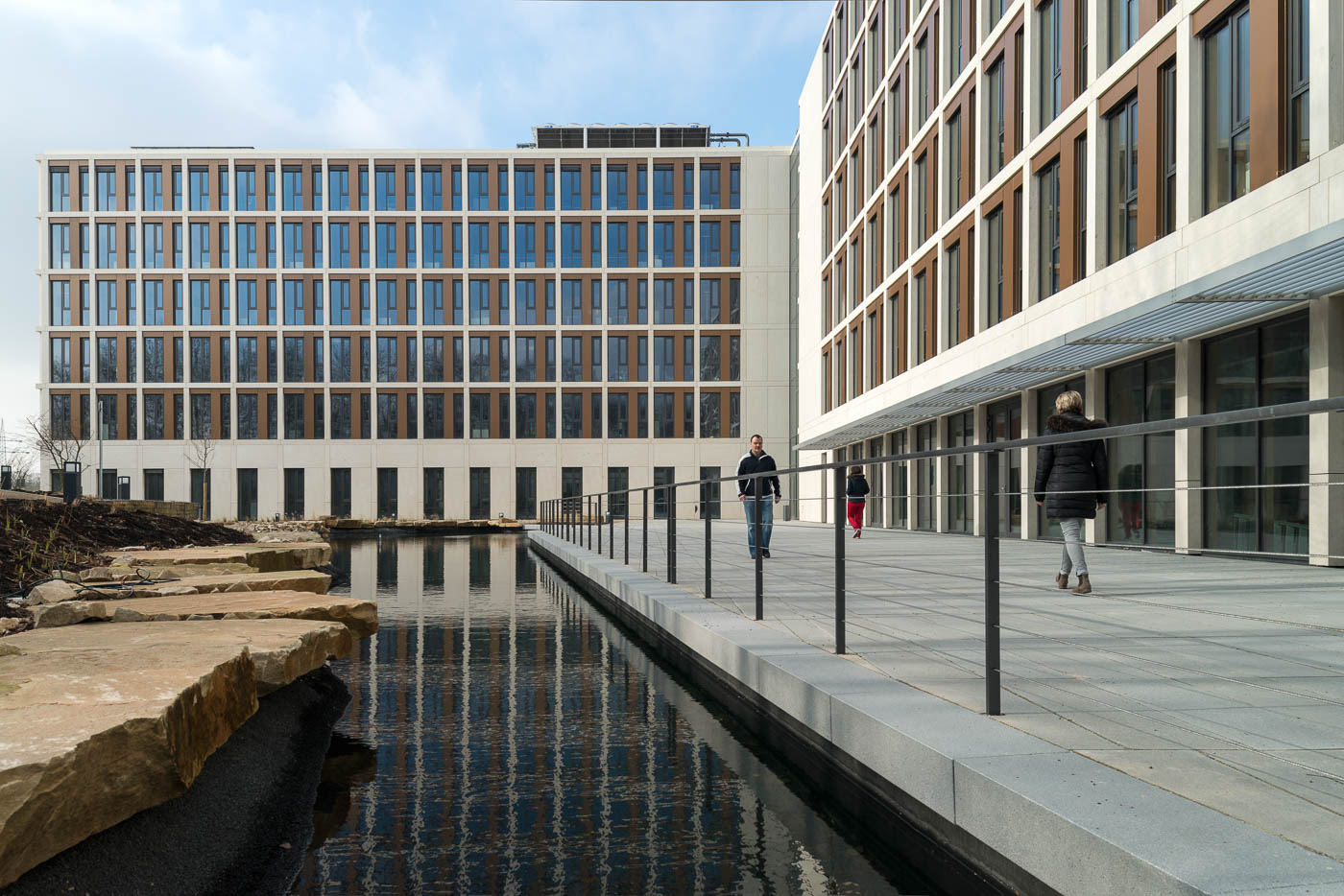 architekturfotografie Deutsche Rentenversicherung . Hannover . Rückseite