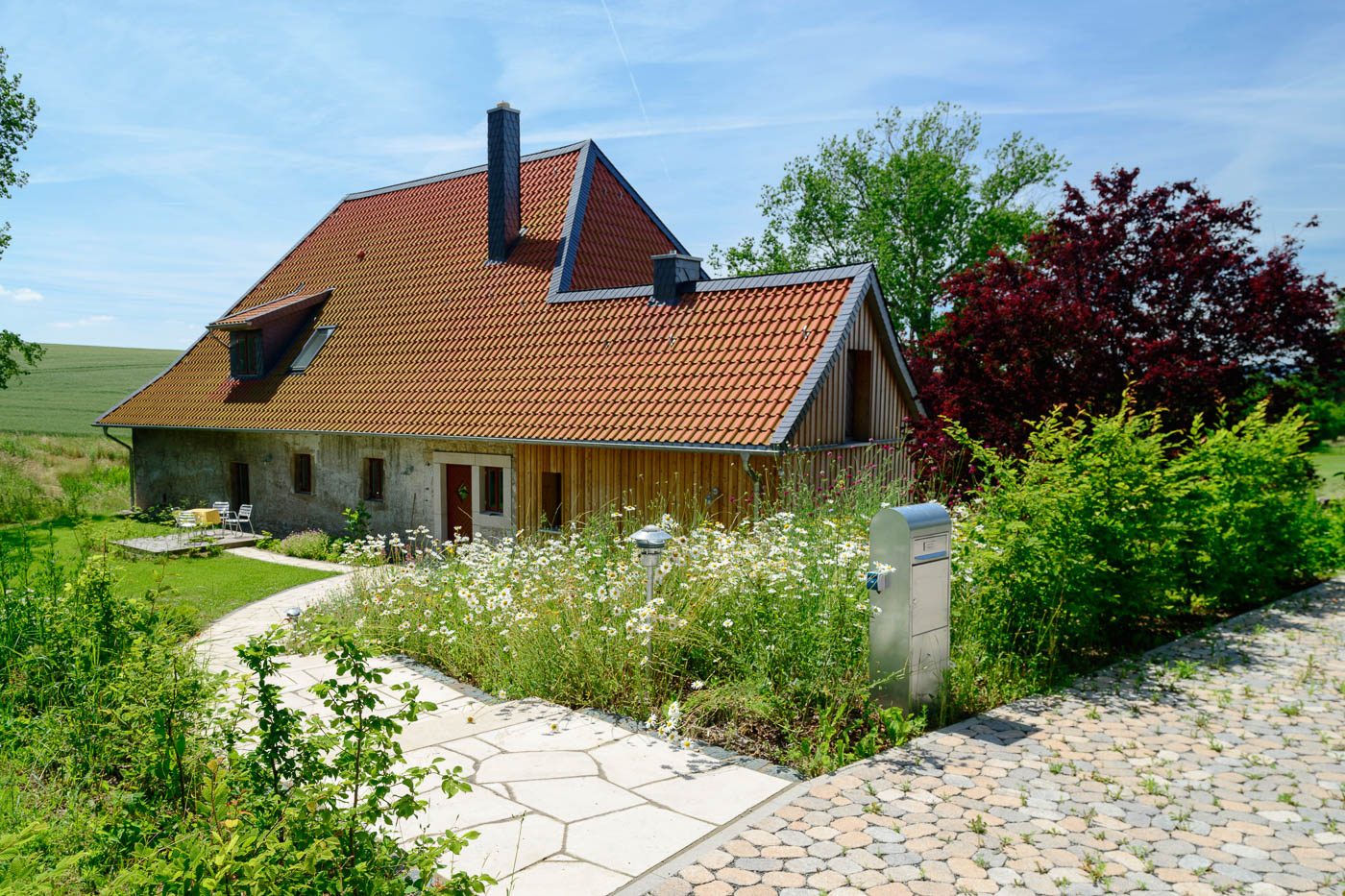 architekturfotografie Gartengestaltung . Alte Wassermühle