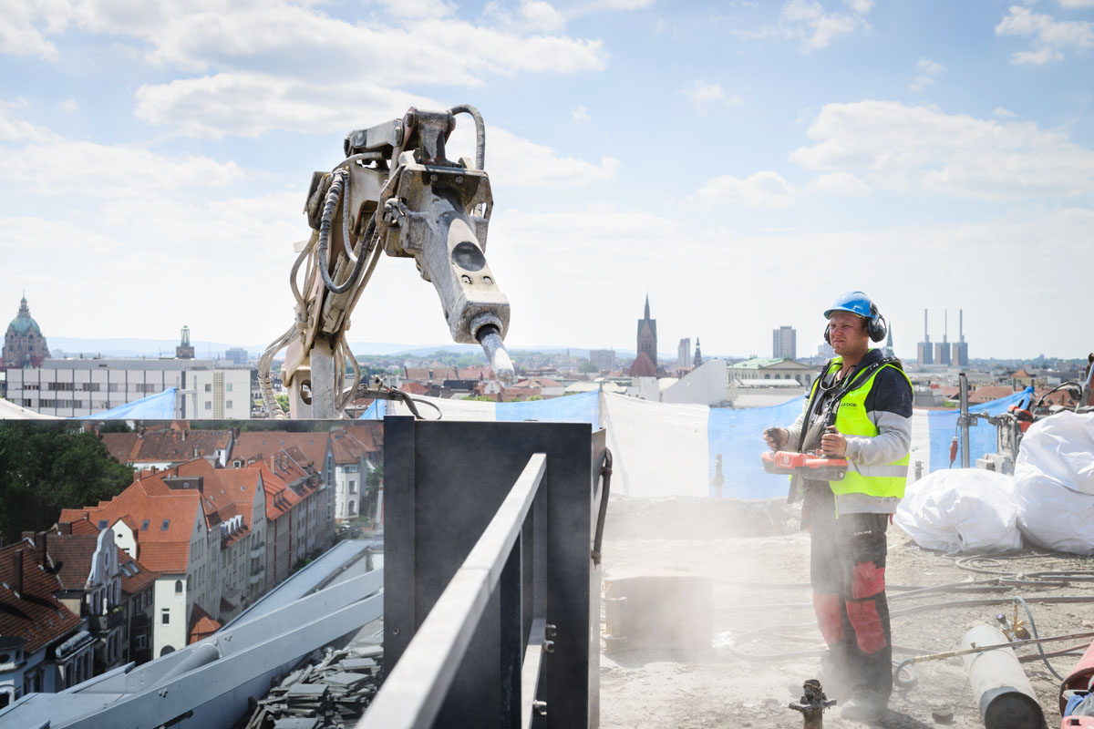 baudokumentation Abriss Ärztekammer Hannover