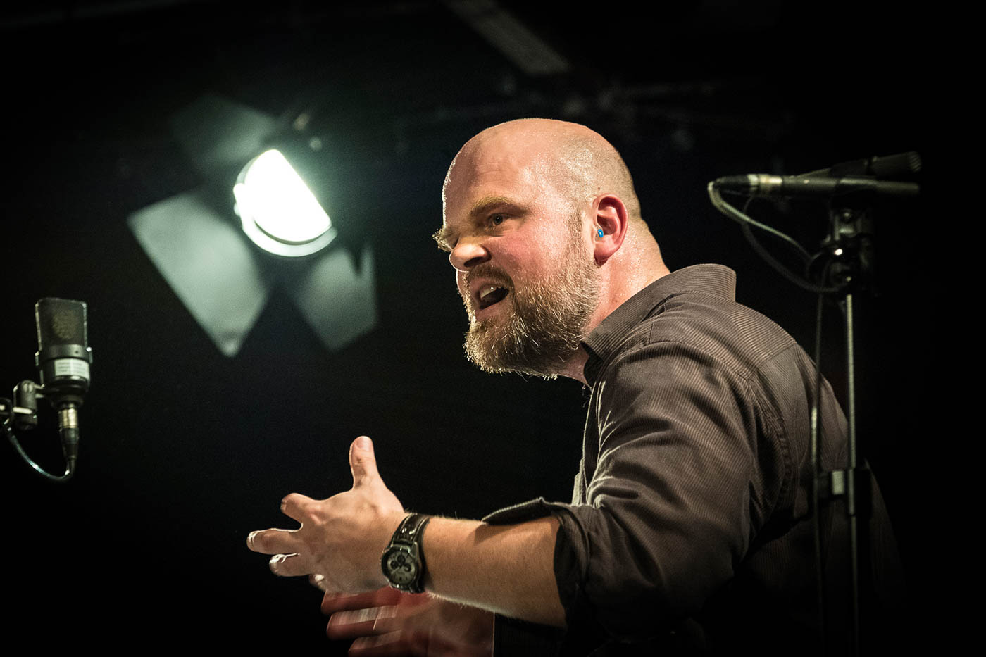 portraitfotografie Jörn Marcussen-Wulff dirigiert Fette Hupe