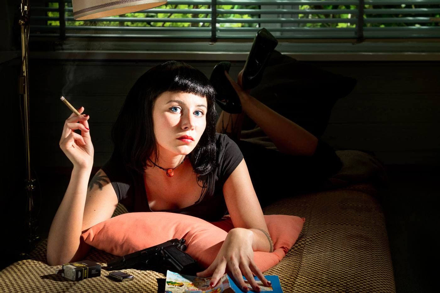portraitfotografie Pulp Fiction . Kalenderblatt . GB . Cinema 18/19